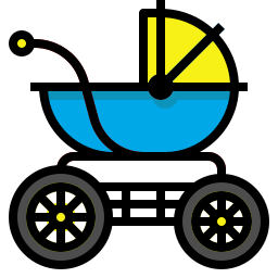 Детская коляска иконка