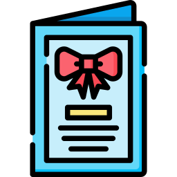 Greeting card icon