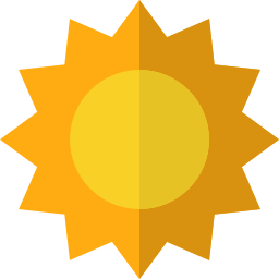 soleil Icône