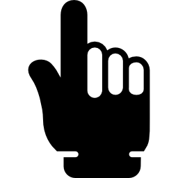 Pointing up icon