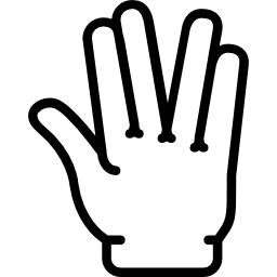 Hand gesture icon