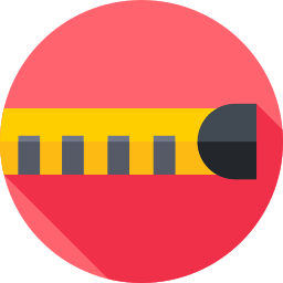 Measuring tape icon