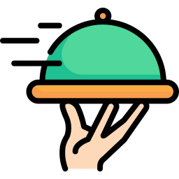 Food delivery icon