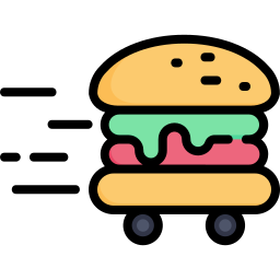 Food delivery icon