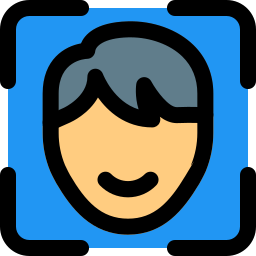 Face recognition icon