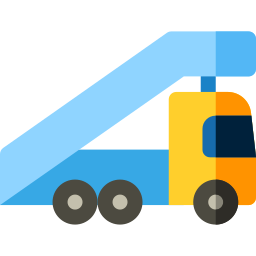 Stair truck icon