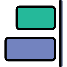 Vertical alignment icon