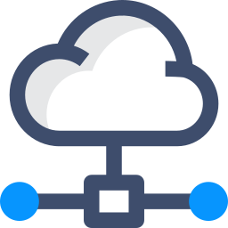 Cloud network icon