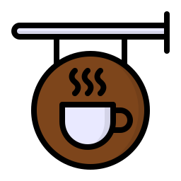 Coffee shop icon