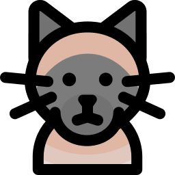 siamesische katze icon