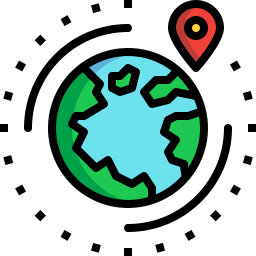 Around the world icon