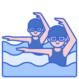 Synchronized swimming icon