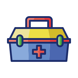 First aid kit icon