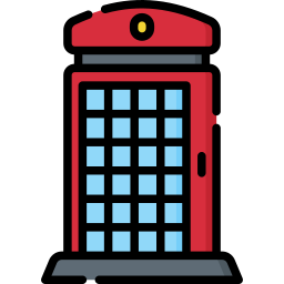 Telephone box icon