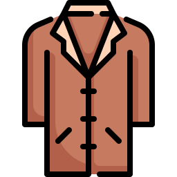 long manteau Icône