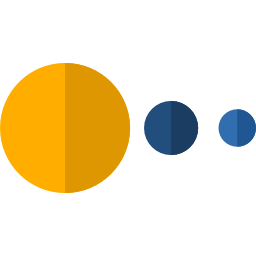 système solaire Icône