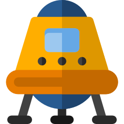 Space capsule icon