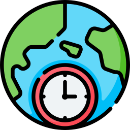 Time zone icon