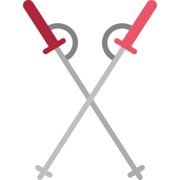 Ski poles icon