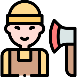 Woodcutter icon