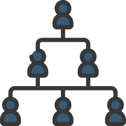 Organization structure icon