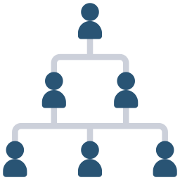 Organization structure icon