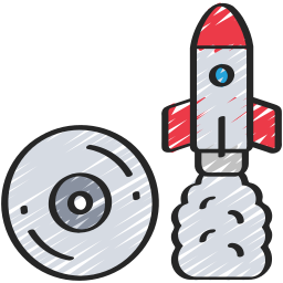 raketenstart icon