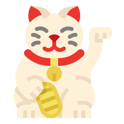 maneki neko icona