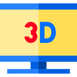 3d fernsehen icon