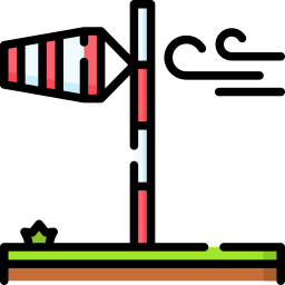 sinal de vento Ícone