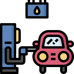 posto de gasolina Ícone