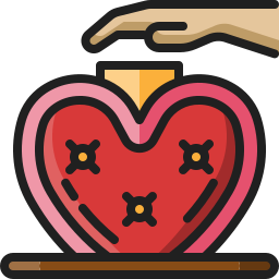 Heart box icon