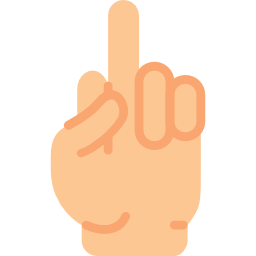 Middle finger icon