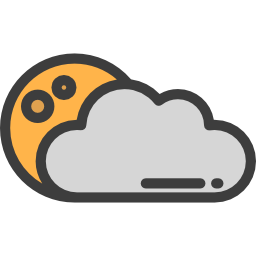 Cloudy night icon