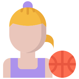 Basketball player icon