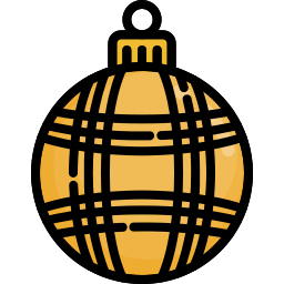 Christmas ball icon