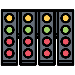 Traffic light icon