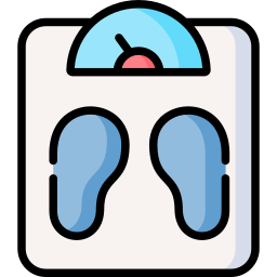 Weight scale icon