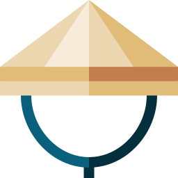 Bamboo hat icon