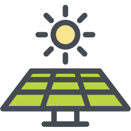 Solar panel icon