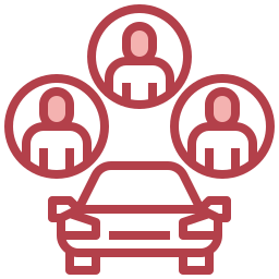 Car sharing icon