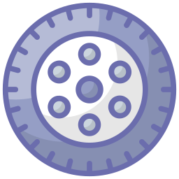 Car wheel icon