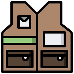 Fishing vest icon