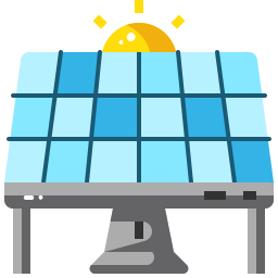 Solar panel icon