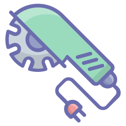 Electric saw icon