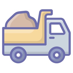 Dump truck icon