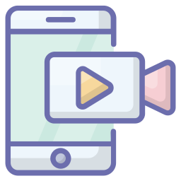 Mobile video icon