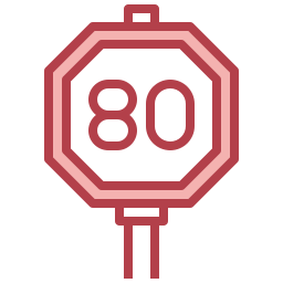 Speed limit icon