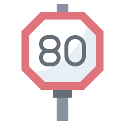 Speed limit icon