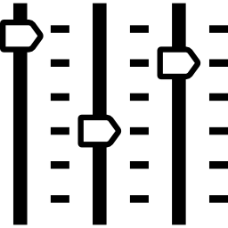 equalizer music controller Ícone